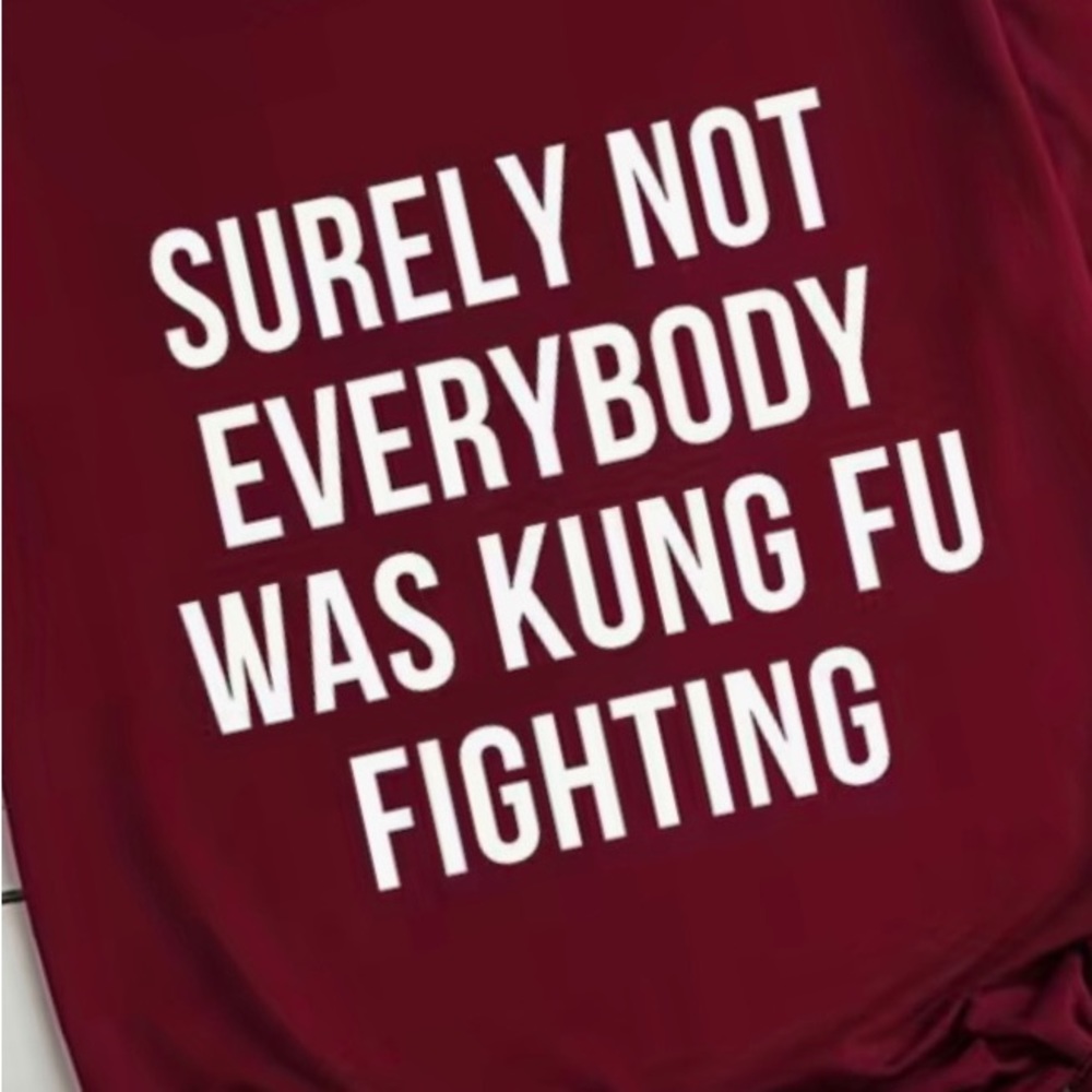 🤣 🤣🤣 SURELY not EVERYONE was Kung Fu Fighting Song Pun Tshirt Hilarious!!!!